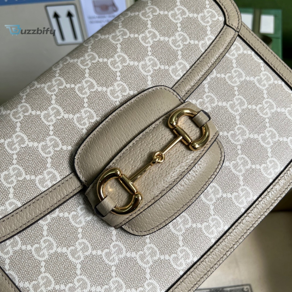 Gucci Horsebit 1955 GG Mini Bag Beige For Women, Women’s Bags 8.1in/21cm GG 658574 UULAG 9682 