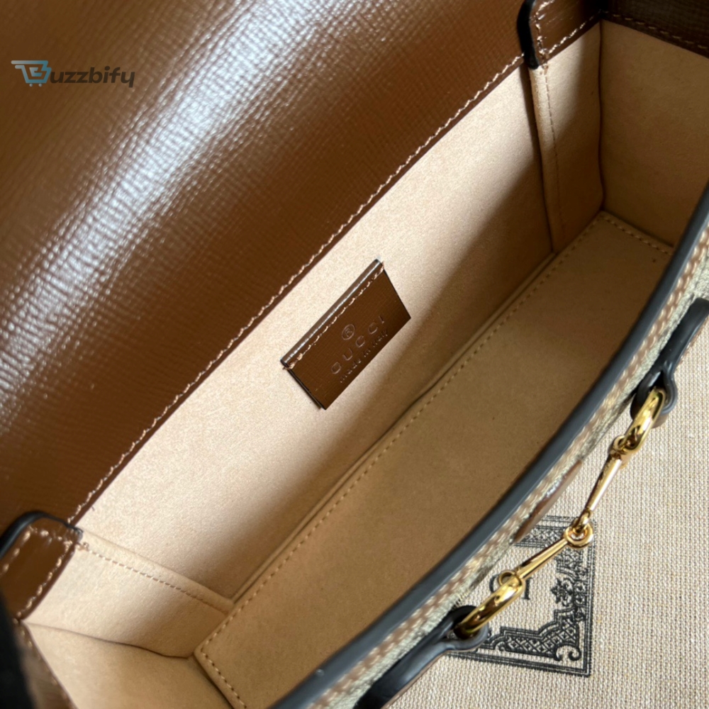 Gucci Horsebit 1955 Mini Bag Beige For Women, Women’s Bags 7.1in/18cm GG 699296 92TCG 8563 