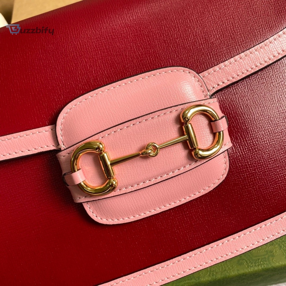 Gucci Horsebit 1955 Shoulder Bag Red For Women, Women’s Bags 9.8in/25cm GG  