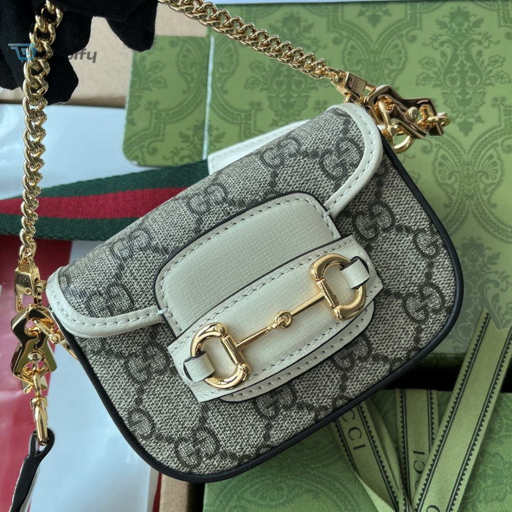 Gucci Horsebit 1955 Strap Wallet Brown For Women, Women’s Bags 4.7in/12cm GG 
