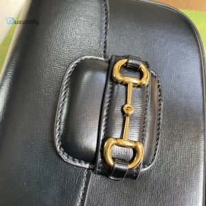 Gucci Horsebit 1955 Mini Bag Black For Women Womens Bags 8In21cm Gg 658574 18Ysg 1060