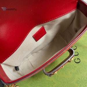 Gucci Horsebit 1955 Gg Mini Bag Red For Women Womens Bags 8In21cm Gg