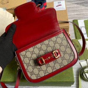 Gucci Horsebit 1955 Gg Mini Bag Red For Women Womens Bags 8In21cm Gg
