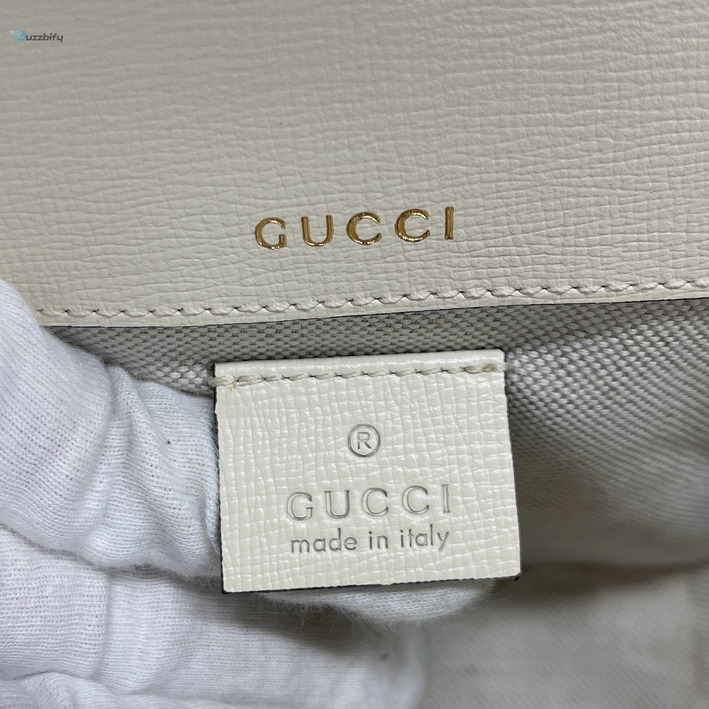 Gucci Horsebit 1955 Mini Bag White For Women, Women’s Bags 8in/21cm GG 658574 18YSG 9068 