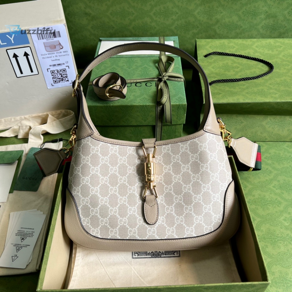 Gucci Jackie 1961 Small GG Shoulder Bag Beige For Women, Women’s Bags 11in/28cm GG 678843 UULAG 9682 