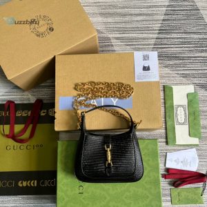 gucci jackie 1961 lizard mini bag black for women womens bags 7 14