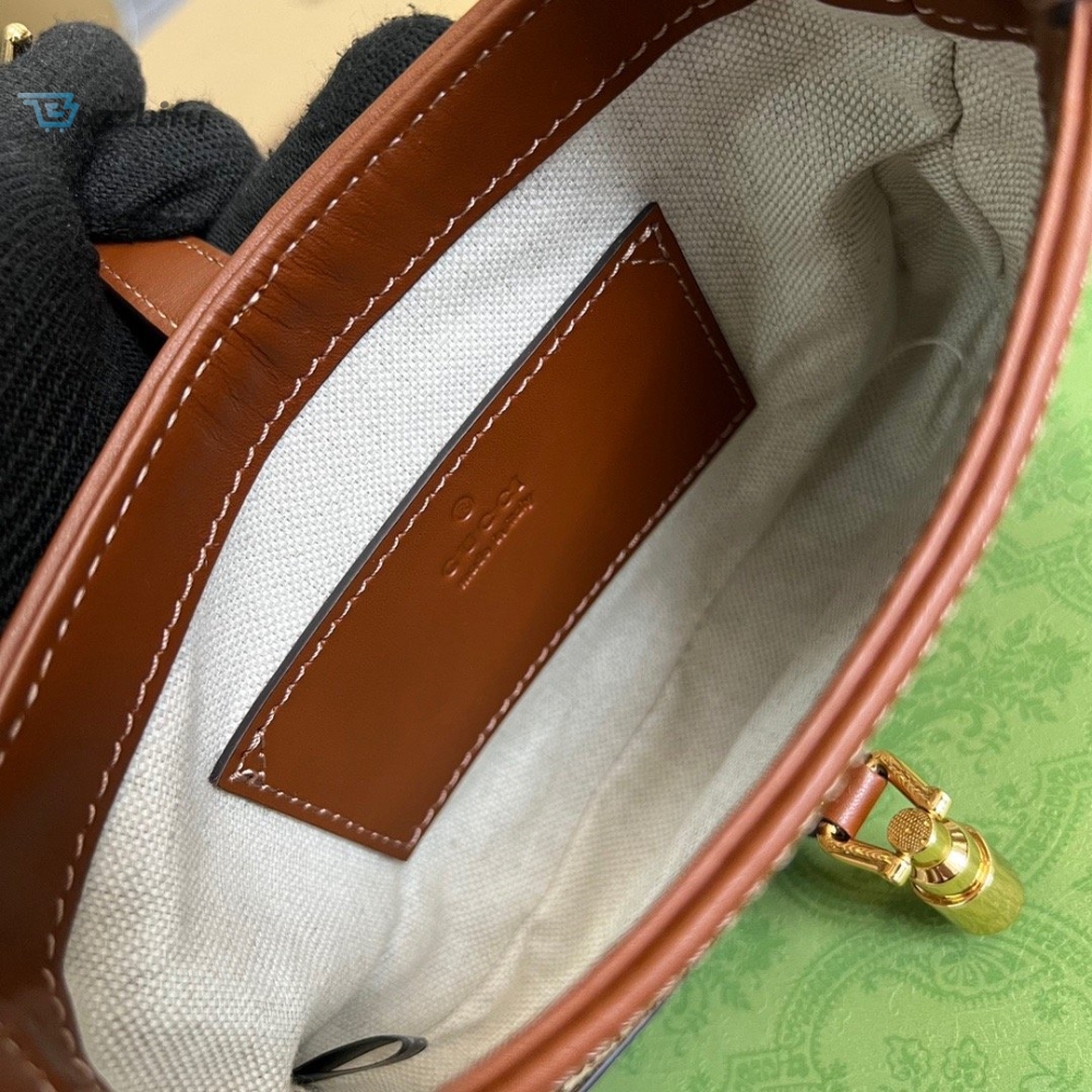 Gucci Jackie 1961 Mini GG Shoulder Bag Beige For Women, Women’s Bags 7.5in/19cm GG 675799 21HRG 2687 