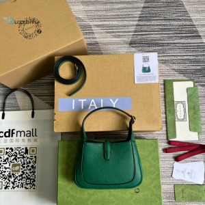 Gucci Jackie 1961 Mini Shoulder Bag Green For Women Womens Bags 7.5In19cm Gg