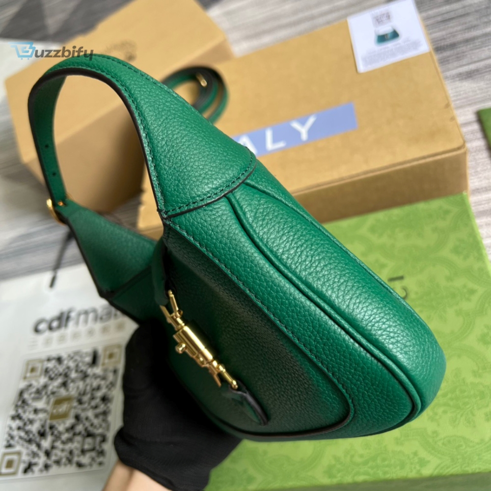 Gucci Jackie 1961 Mini Shoulder Bag Green For Women, Women’s Bags 7.5in/19cm GG 