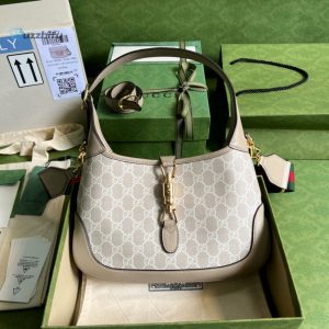 Gucci Jackie 1961 Small Gg Shoulder Bag Beige For Women Womens Bags 11In28cm Gg 678843 Uulag 9682