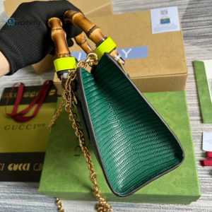 Gucci Lizard Mini Tote Bag Green For Women Womens Bags 7.9In20cm Gg
