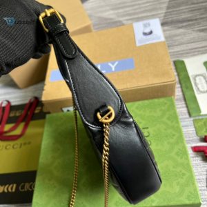 gucci marmont half moon shaped mini bag black for women womens bags 8 7