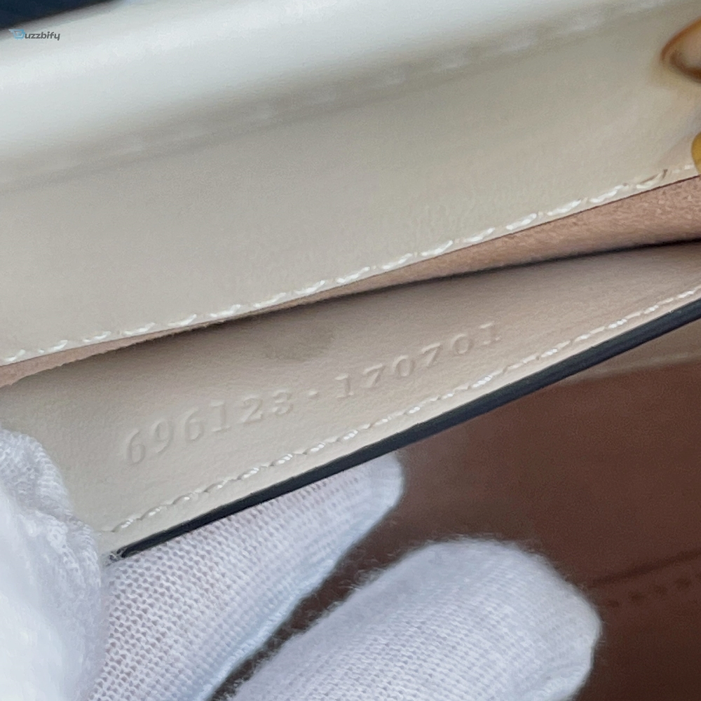 Gucci Marmont Matelasse Mini Bag White For Women, Women’s Bags 7.5in/19cm GG 696123 DTDHT 9022 
