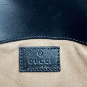 Gucci Marmont Super Mini Bag Black For Women Womens Bags 6.2In17cm Gg