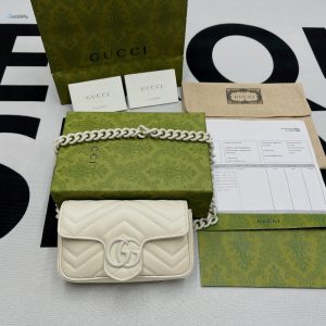 gucci marmont super mini bag white for women womens bags 6