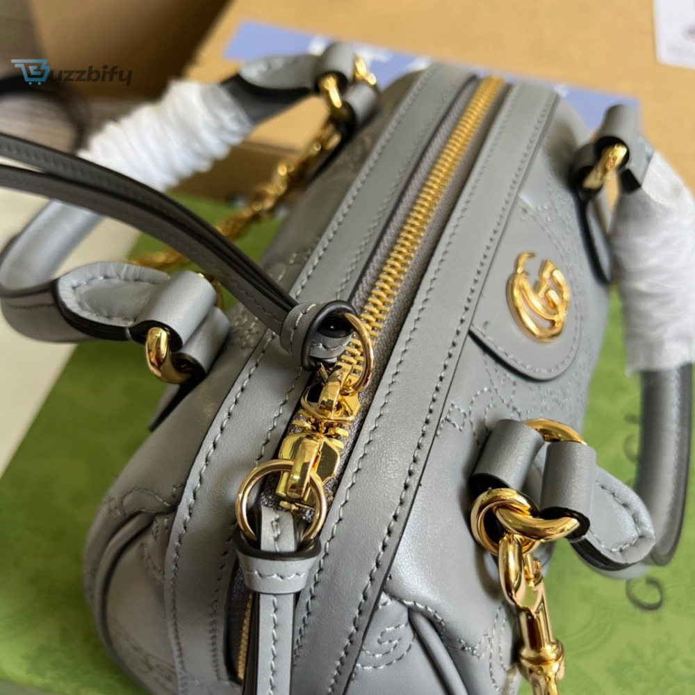 Gucci Matelasse Top Handle Bag Black For Women, Women’s Bags 7.5in/19cm GG 702251 UM8HG 1046 