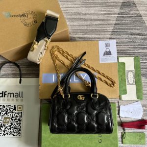 gucci matelasse top handle bag black for women womens bags 7