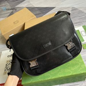 Gucci Messenger Bag Shoulder Bag Black Gg Supreme Canvas For Womenmen 12.9In33cm Gg 2101214059377