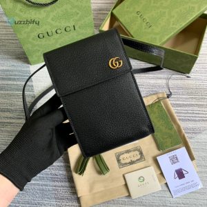 gucci mini bag with double g black for men 7