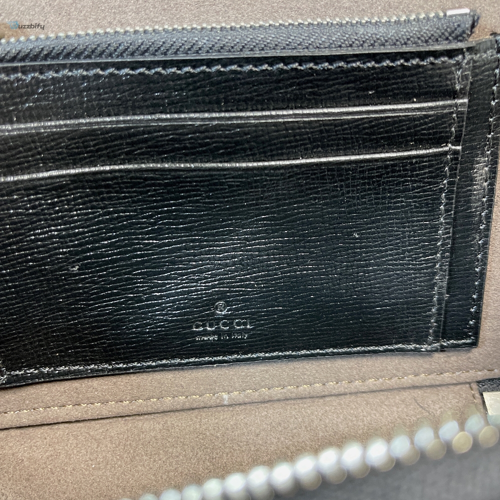 Gucci Mini Bag With Interlocking G Black GG Supreme Canvas For Women 9in/23cm GG 