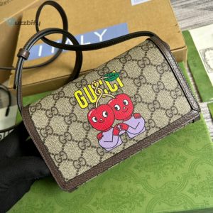 gucci mini printed monogrammed coatedcanvas messenger bag beige and ebony gg supreme canvas for women 7