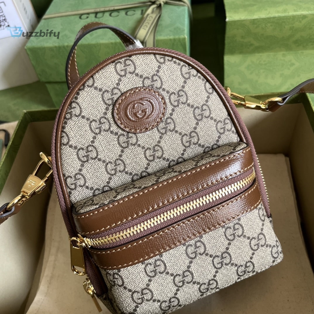 Gucci Multi-Function Bag Brown For Women 19cm / 7.5in 