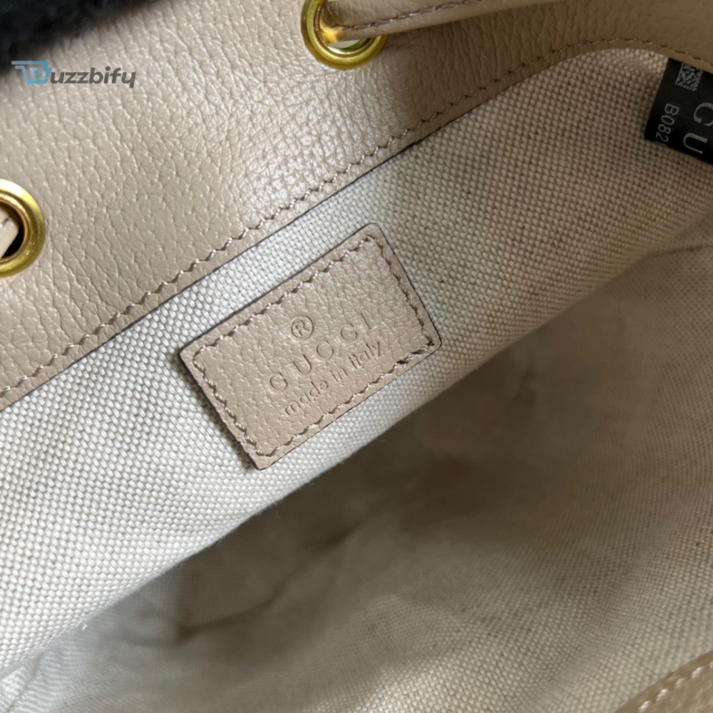 Gucci Ophidia Mini GG Bucket Bag White For Women, Women’s Bags 7.5in/19cm GG 