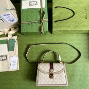 Gucci Ophidia Small Gg Top Handle Bag Beige For Women Womens Bags 9.8In25cm Gg 651055 Uulag 9682