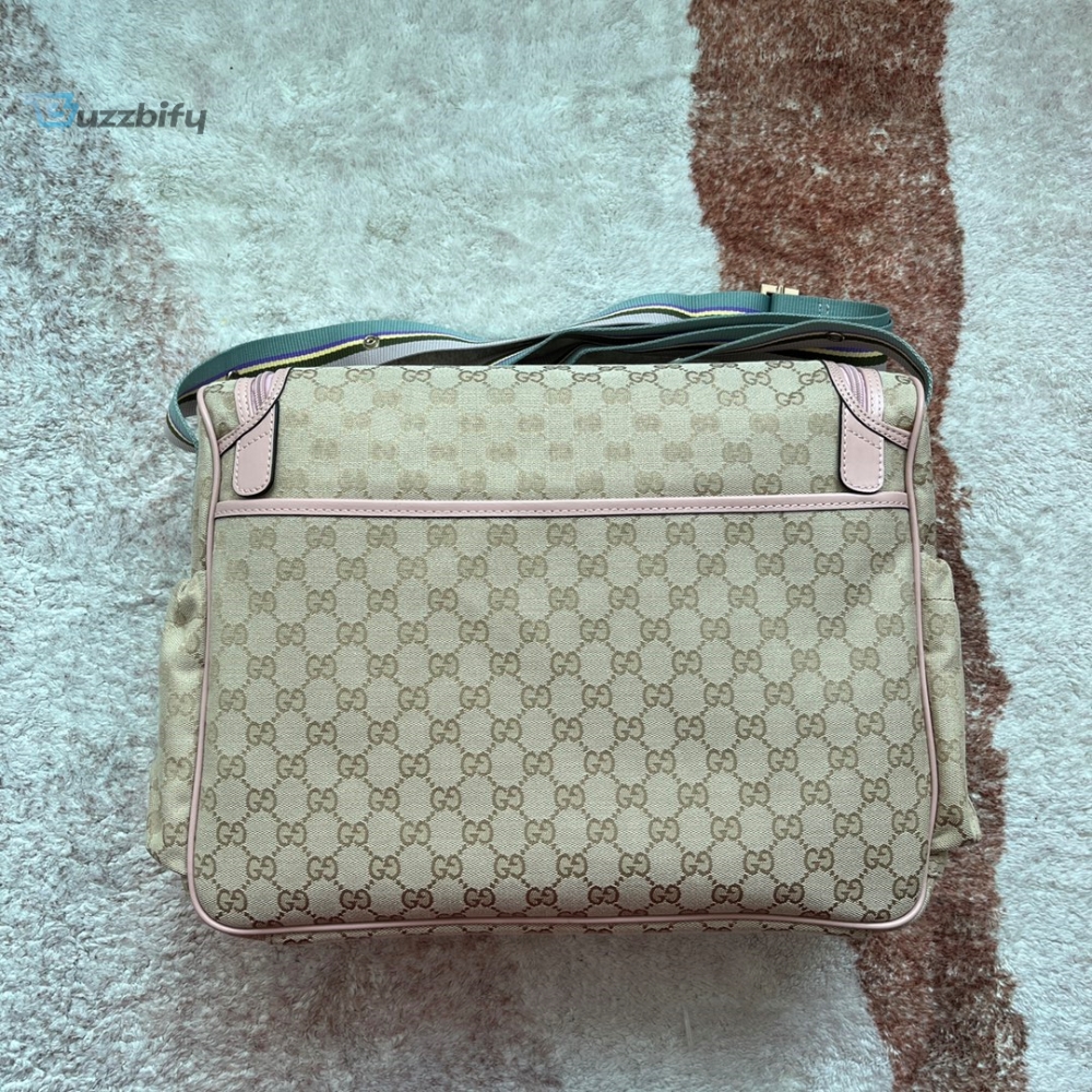 Gucci Original Gg Baby Changing Bag Brown For Women Womens Bags 16.9In43cm Gg