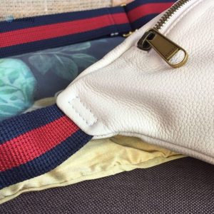 Gucci Print Waist Belt Bag White For Women And Men 15In39cm Gg 530412