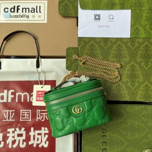 gucci quilted gg mini handbag green for women womens bags 6