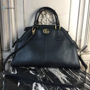 gucci rebelle large top handle bag black for women 15