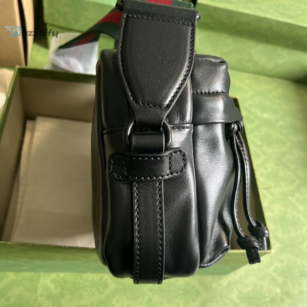 Gucci Shoulder Tonal Double G Bag Green Khaki/Black For Men 23.3cm/9.2in 725696 AABDH 3353 
