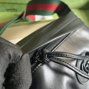 gucci shoulder tonal double g bag green khakiblack for men 233cm9 2