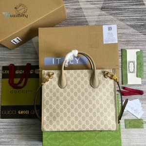 gucci small tote bag with interlocking g beige for women womens bags 12 11