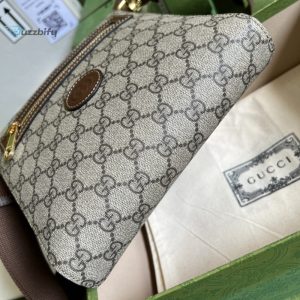 Gucci Supreme Messenger Bag Beige And Ebony Gg Supreme Canvas For Women 9.3In23.5Cm Gg 681021 92Thg 8563