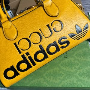 gucci x adidas mini duffle bag yellow for women womens bags 12 13