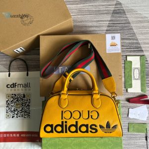 gucci x adidas mini duffle bag yellow for women womens bags 12