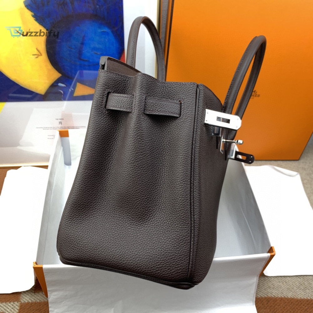 Hermes Birkin 30 Togo Dark Grey Bag Silver Hardware For Women Womens Handbags 11.8In30cm