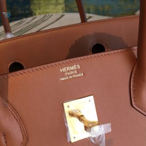 Hermes Birkin Brown For Women Gold Toned Hardware 11.8In30cm