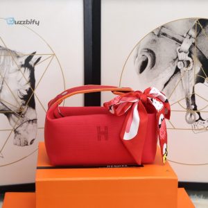 Hermes Bride A Brac Case Red Bag For Women Womens Handbags Shoulder Bags 9.8In25cm