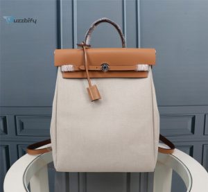 hermes buckle lock shape striped beige silver toned hardware bag for women womens handbags shoulder bags 10