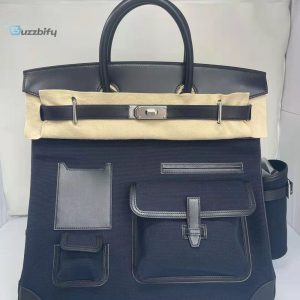 hermes cargo hac birkin 40 dark blue silver toned hardware bag for women womens handbags shoulder bags 15