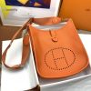 hermes evelyne iii 29 bag orange with silvertoned hardware for women womens shoulder and crossbody bags 11