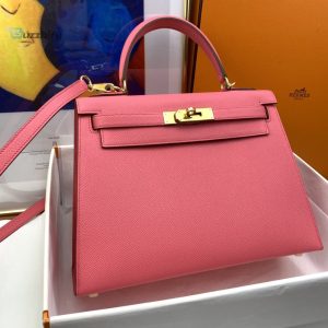hermes kelly 28 sellier epsom pink bag for women womens handbags shoulder bags 11in28cm buzzbify 1