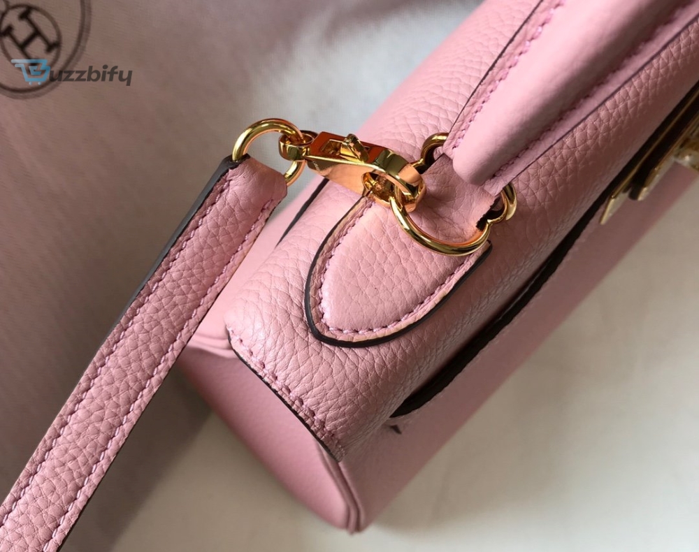 Hermes Kelly 28Cm Bubblegum Pink Togo Bag For Women Womens Handbags Shoulder Bags 11In28cm