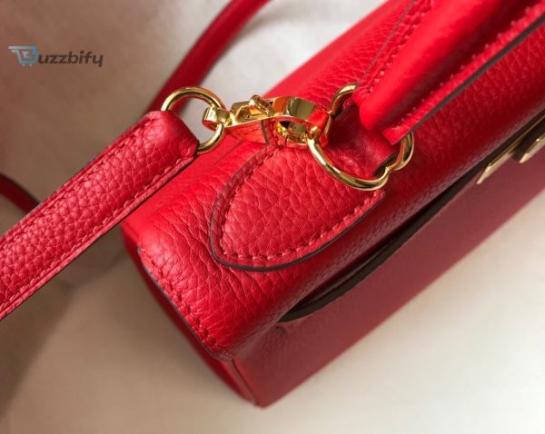hermes kelly 78 rouge casaque togo bag for women womens handbags shoulder bags 7 7in 78cm buzzbify 7 7