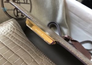 Hermes Mini Constance Bag Grey For Women Gold Color Hardware 7.1In18cm