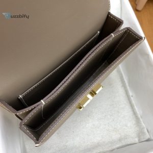 hermes mosaique 17 grey gold toned hardware bag for women womens handbags shoulder bags 6 11