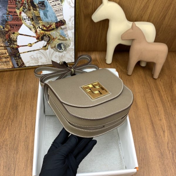 hermes mosaique 17 grey gold toned hardware bag for women womens handbags shoulder bags 6 12